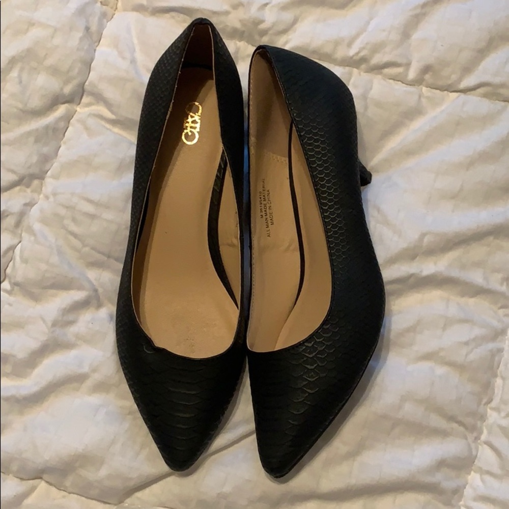 Black heels